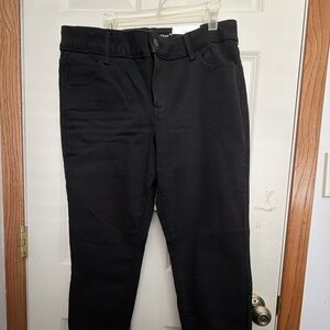 Maurices Black Mid-Rise Black Jean Jeggings
